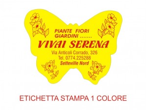 Etichette adesive per fioristi, fiorai e vivaisti (mm 45x34)  (cod.78G)